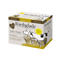 Forthglade Complete Grain Free Adult Variety Chicken & Chicken Liver 395g 12pk x 1