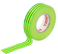 Insulating Tape 18mm 25 Metre Green/Yellow Striped PVC