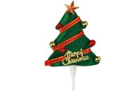  CHRISTMAS CAKE PICK - CHRISTMAS TREE 1PK 