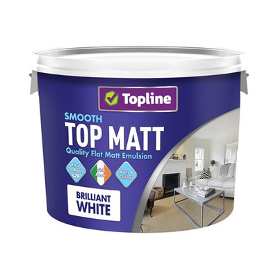 Topline Matt - White 10L