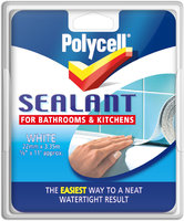 6033784 PU SEALANT BATHROOM & KITCHEN WHITE 22MM