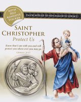 Car Plaque-Christopher/Singly Carded   (72106)