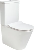 REFLECTIONS FULLY SHROUDED RIMLESS WC PACK - SLIM SOFT CLOSE SEAT