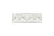 Panduit 4 way Adhesive Backed Cable Tie Mounts, 25.4mm x 25.4mm