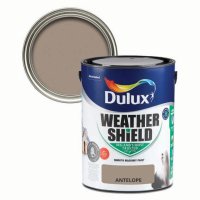 Weathershield Antelope Colour Swatch & 5L Paint Bucket