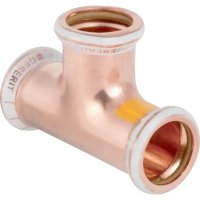 Geberit Mapress 22mm Equal Copper Tee Gas 34530