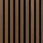 Fibrotech Acoustic Panel 2.44m x 605mm x 22mm - Oiled Oak