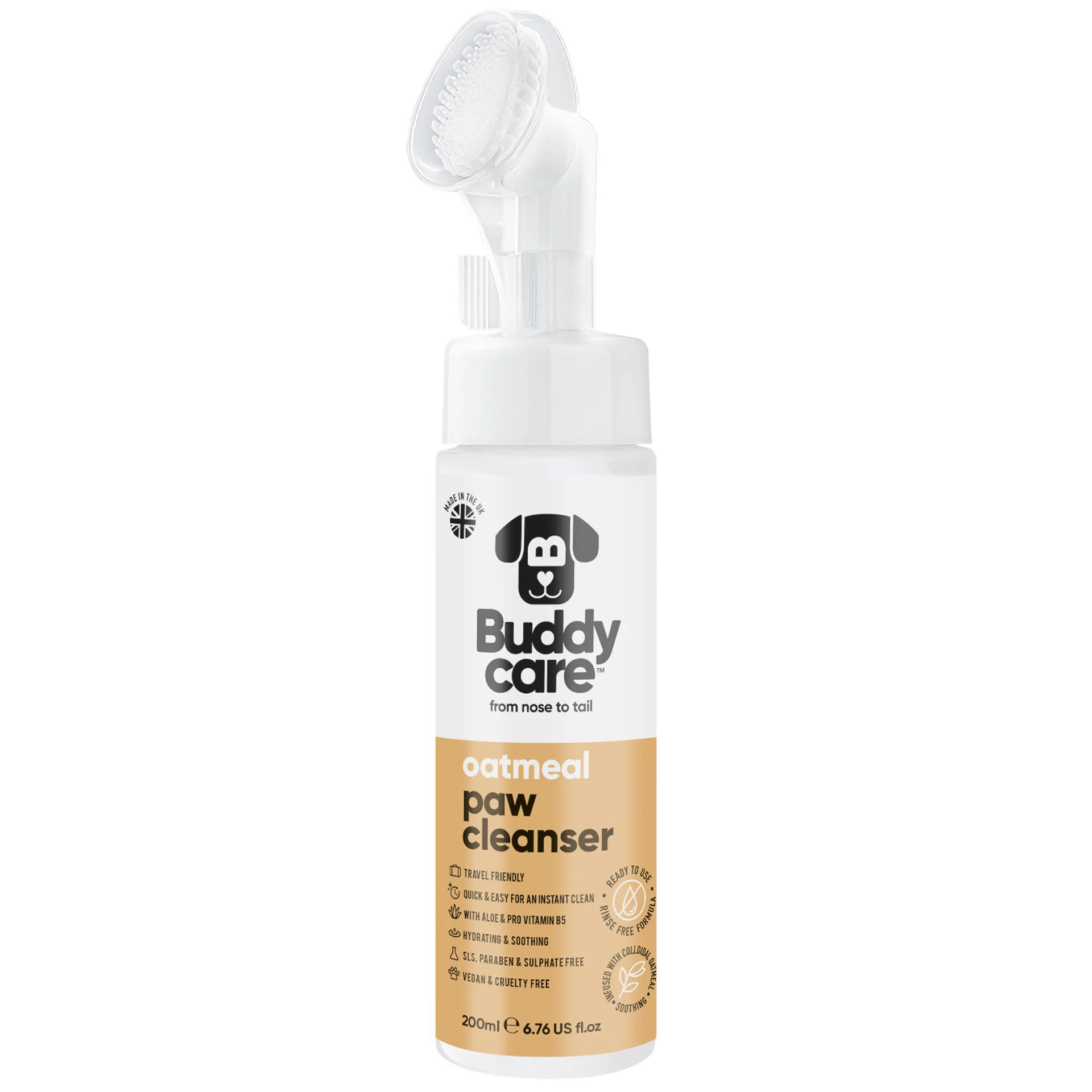 Buddycare Paw Cleanser Oatmeal 200ml