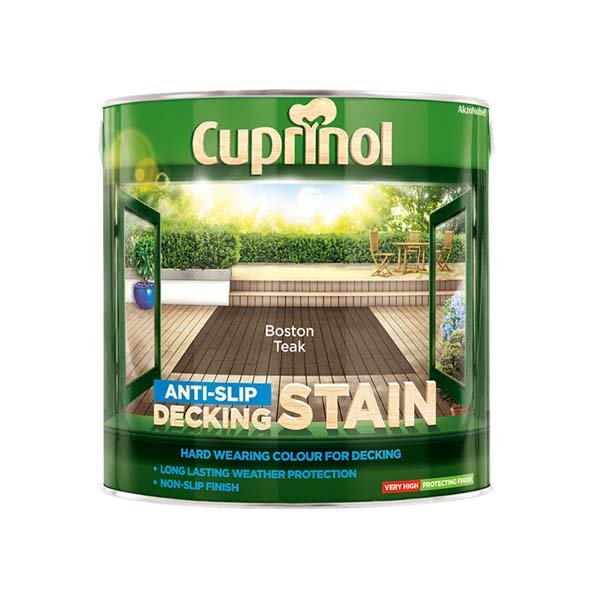 Cuprinol Anti-Slip Decking Stain Boston Teak