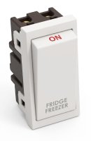 Lincoln 20 Amp White Double Pole Module Insert - Fridge Freeze