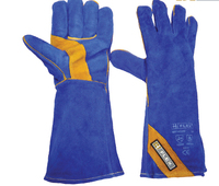Blue Gold Welders Glove (Pair)