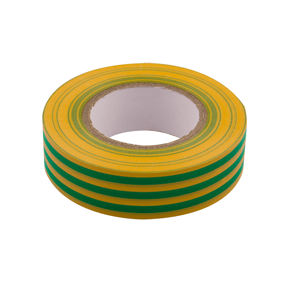 Green/Yellow PVC Insulation Tape 19mm x 20Mtr