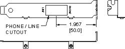 Computer Brackets EISA/ISA  Fax/ Modem