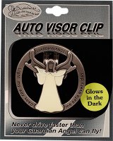 Car Visor/Luminous/Guardian Angel Light My Way   (72793)