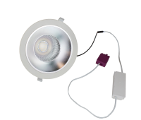 Granada 20W LED downlight, UGR<19, White, 4000K + Emergency