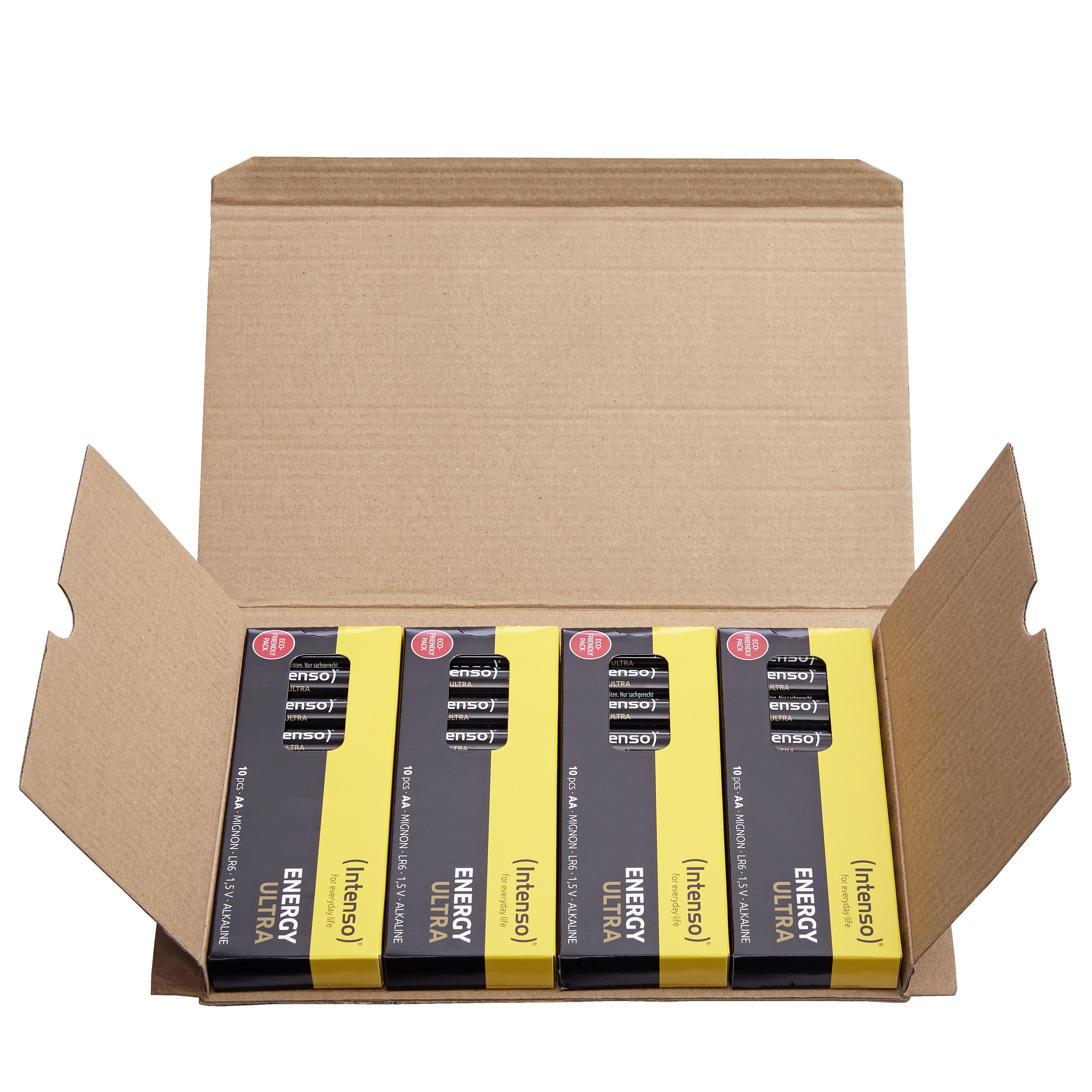 Intenso Energy Ultra AA battery label with 2600 mAh capacity