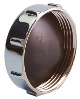 CHROME WASTE W63B CHROME PLATED 42mm BLANK CAPNUT (N)