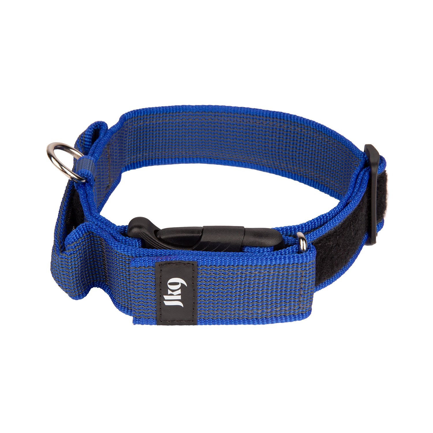 Julius-K9 Color & Grey Collar With Closable Handle