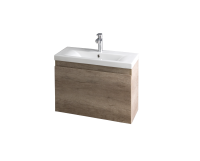 KSTORE 50CM NEBRASKA WALL HUNG OAK UNIT ONLY