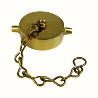 Brass Cap/Chain, 1-1/2" NST