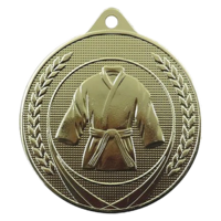 50mm Gold Martial Arts Medal