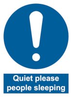 Quiet Please People Sleeping