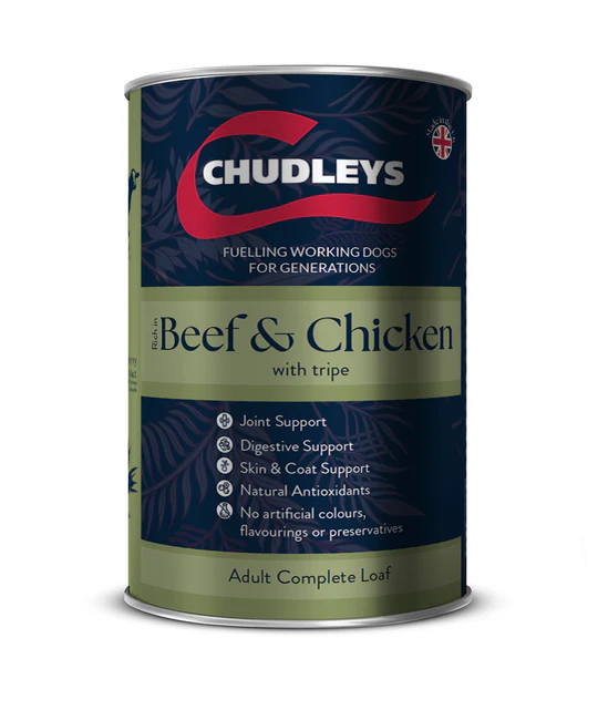 Chudleys Adult Complete Loaf Rich in Beef & Chicken with Tripe 12x395g