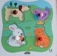 Chunky Pegboard - Pets (4 piece)