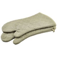 Flameguard Oven Mitt Tan 17" CE Marked (Pair)