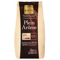 a bag of barry callebaut plein arome cocoa powder