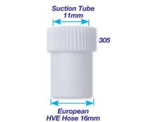 Premium Plus Suction Tube Adaptor 16mm to 11mm Single - DMI Dental Supplies Ireland - Next Day Delivery