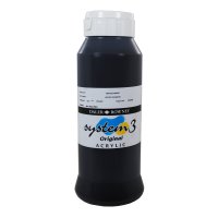 DAL System3 Acrylic 1 Litre - Mars Black 036