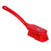 Brosse utilitaire courte – Poils PBT moyens, 270 mm, Rouge