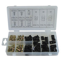 170pce U Clip + Screw Assortment - Normex 14-160