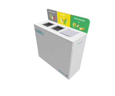 SACLÒ CABINET WHITE 3 STREAM WOOD