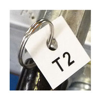 Dog Tag, 25x50mm, White