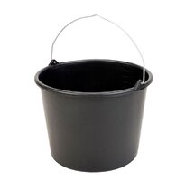 Fortis Builders Bucket 12ltr Black
