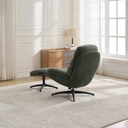 Klarke Swivel Chair & Footstool 2