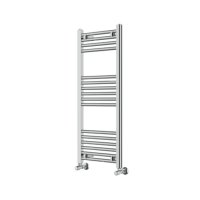 Tucker French 22mm Cross Bar Straight Towel Rail 1000 x 400mm (Heating Only) Chrome PHGT100-40CP