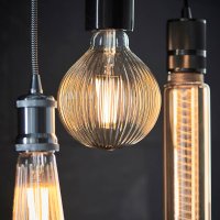 Endon Ribbed LED Filament Lamp E27