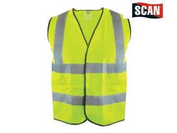 Hi-Vis Yellow Waistcoat - XL (48in)