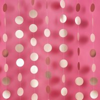 Rose Gold Circle Card Backdrop 20m