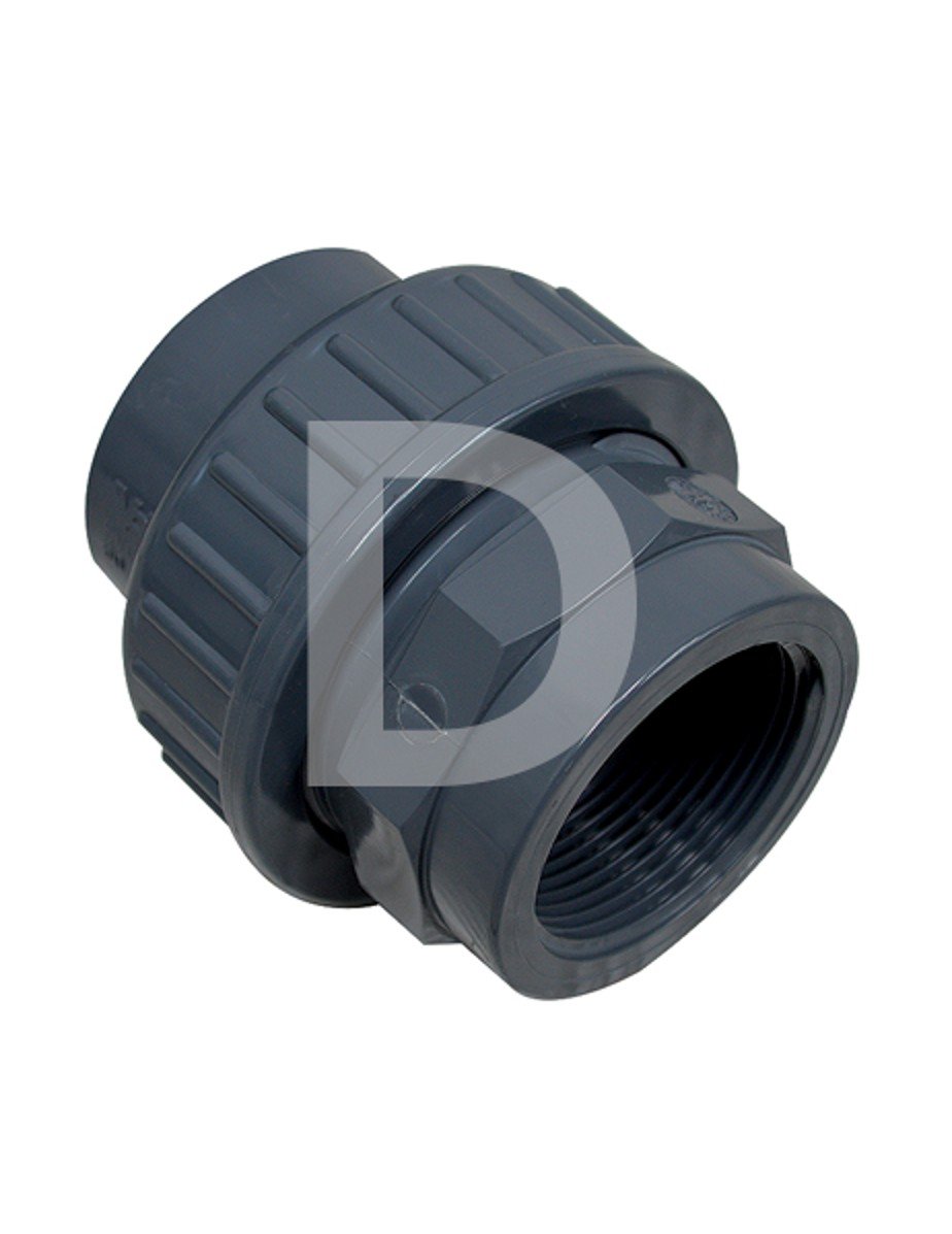 PVC Metric VDL Single Union x Female BSP Thread