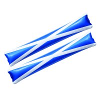 Come on Scotland Inflatable Sticks - Pack of 2