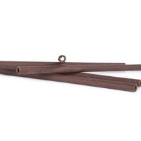 milk chocolate pencils, rolls, shavings, swirls, sticks