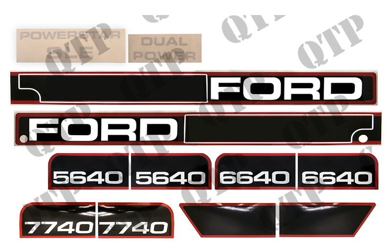 Decal Kit Ford 7740 Quality Tractor Parts Ltd Rh Qtponline Com Wiring Harness Diagram 4600