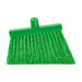 Brosse de lobby avec coupe coudée - Poils PBT moyens/rigides, 270 mm, Vert