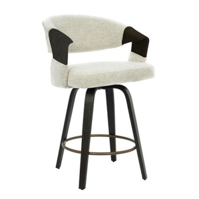Dawson Kitchen Island Chair - Smoked Oak 