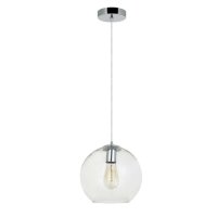 Clear Globe Glass 1 Light Pendant