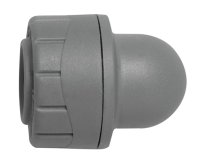 POLYPLUMB GREY PB1922 22mm SOCKET BLANK ENDS